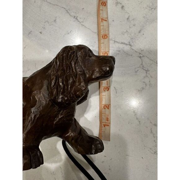 Sussex Spaniel Trotting Figure By Red Mill Hand Carved Vintage Cocker Spaniel - Picture 8 of 9